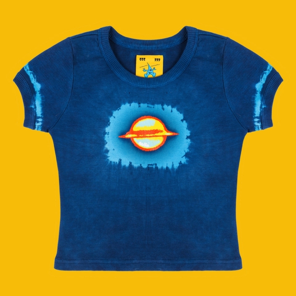 NWOT UNIF Saturn Baby Tee